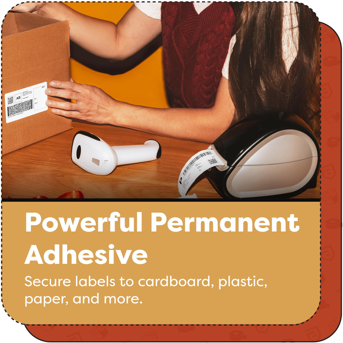 Replacement for DYMO 30332 (12 Rolls, 9000 Labels) - 1" X 1" Direct Thermal 1" X 1" - 30332