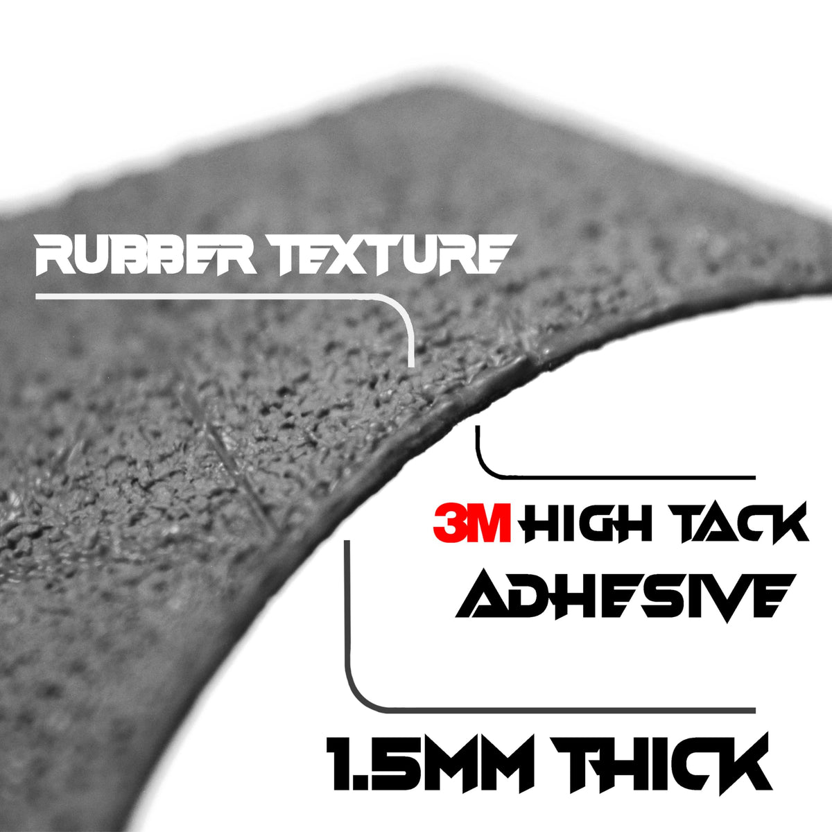 Yamaha YZ250F YZ450F Rubberized Frame Grip Tape/Guard │(Fits: 2018-2026) 2 Pairs - Gray