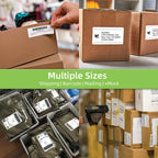 Compatible 4.07" x 6.4" Die-Cut Large Labels Replacement for DK-1247 Shipping Address Compatible with Brother QL-1110NWB Label Printers (12 Rolls + 1 Frame, 180 Labels/Roll) 4.07" x 6.4 - 1247 | 12 Rolls