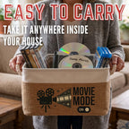 INNObeta Movie Lover Storage Basket Film Treat Bin Watch Party Home Movie Storage