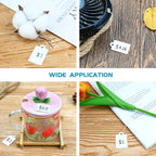 1200 Pack White Price Tags with String Attached Writable Display Labels 1200PCS