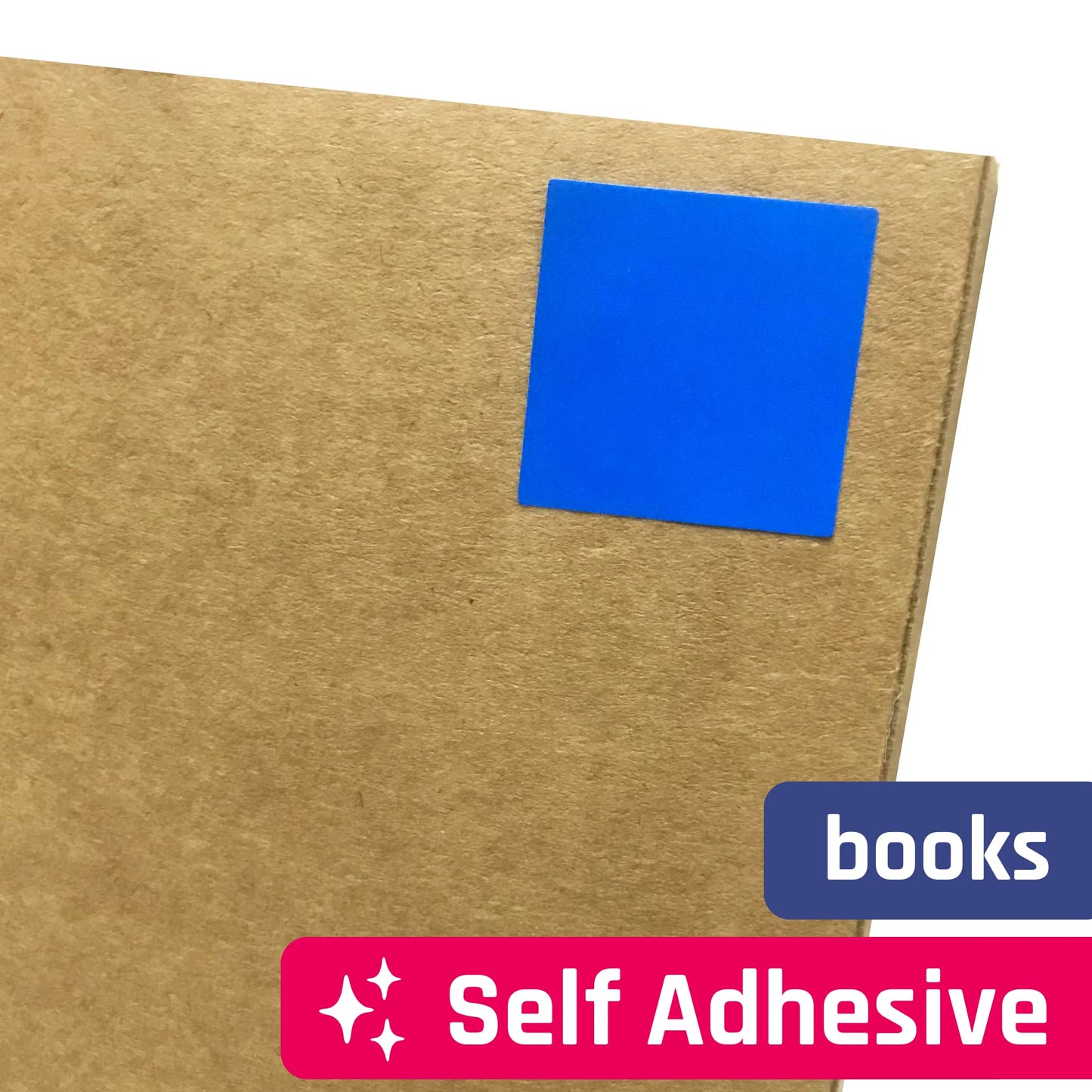 1200 Pieces, 1 inch - Colored Square Shape Stickers Labels - 10 Colors