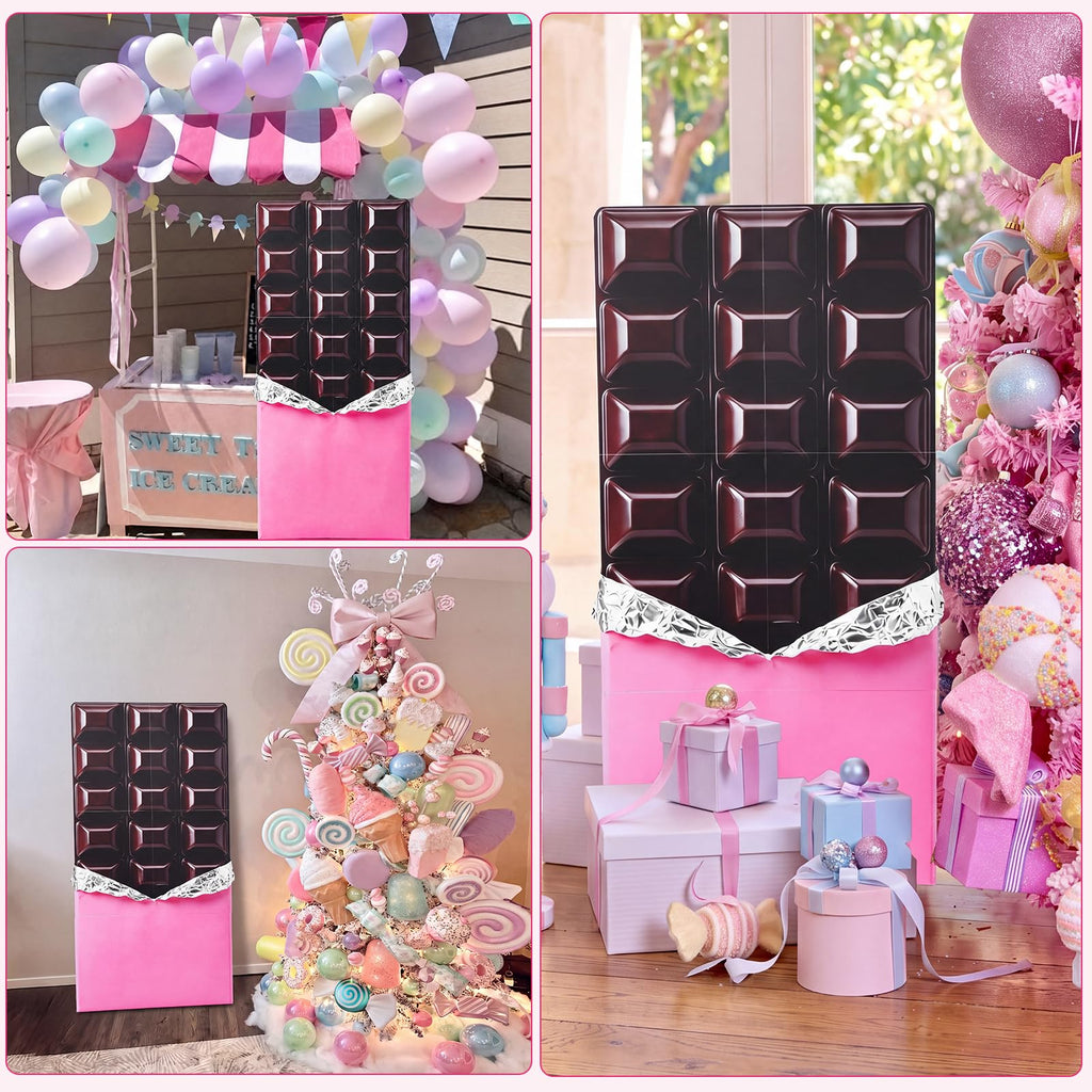 4ft Giant Chocolate Bar Plastic Cutout Standee Stand-up