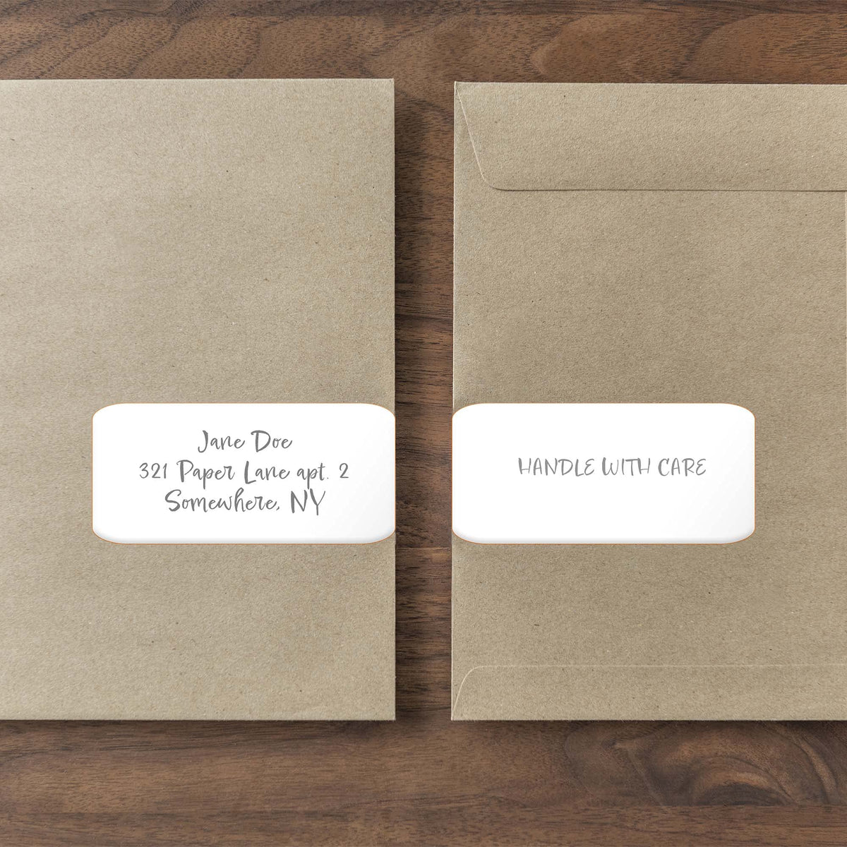 White Removable Shipping Labels 2" x 4" Mailing Stickers - 250 Labels