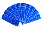 Bundled for 100pcs x 1" x 3.35" Red Total Transfer & Blue Non Transfer Tamper Proof Stickers