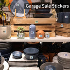 Starboling Garage Sale Stickers, 4050 Pcs 1/2" X 3/4" Yard Sale Price Labels, Rectangle Preprinted Price Labels for Flea Market Gradient Rectangle Big Price 1/2" X 3/4"