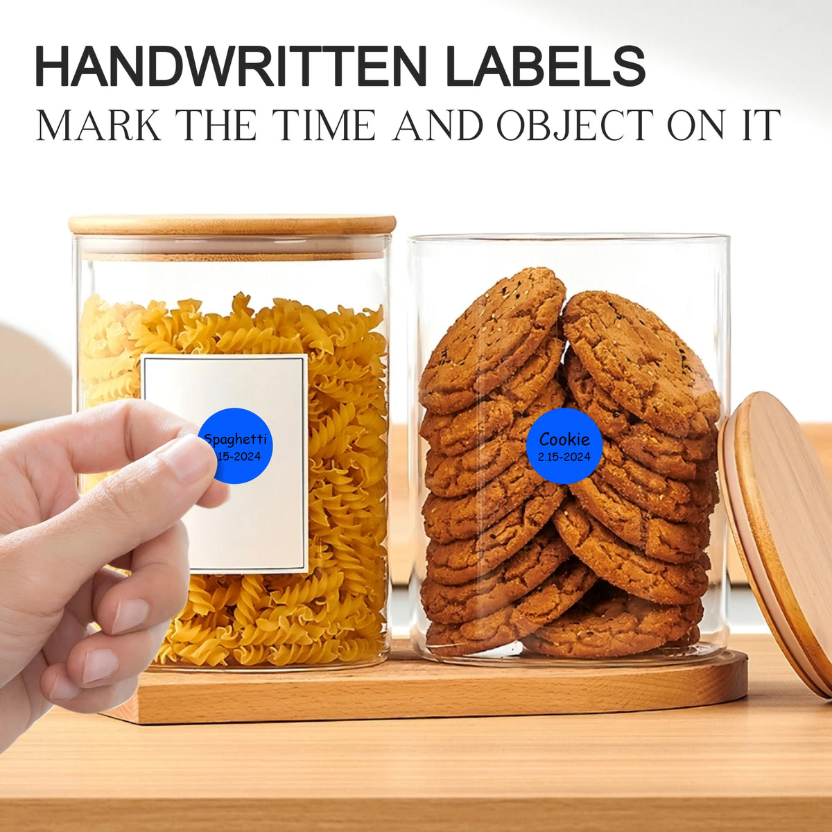 3/4 Inch Dot Stickers, 1000 Blue Dots Circle Sticker Round Labels 3/4" 1Roll-1000PCS