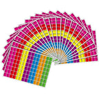 Boao neon color preprinted price labels for garage sales, yard sales, and sales stickers, featuring vibrant multi-color design.