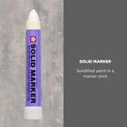 Sakura Solid Paint Markers, Waterproof, Non-Toxic, White, 12 Count