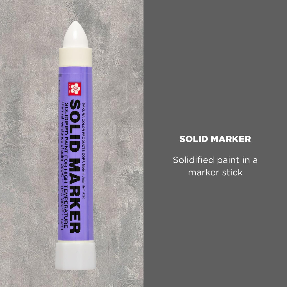 Sakura Solid Paint Markers, Waterproof, Non-Toxic, White, 12 Count