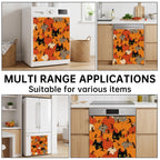 Halloween Cat Dishwasher Magnet Cover, Pumpkin Reusable Appliances Panel