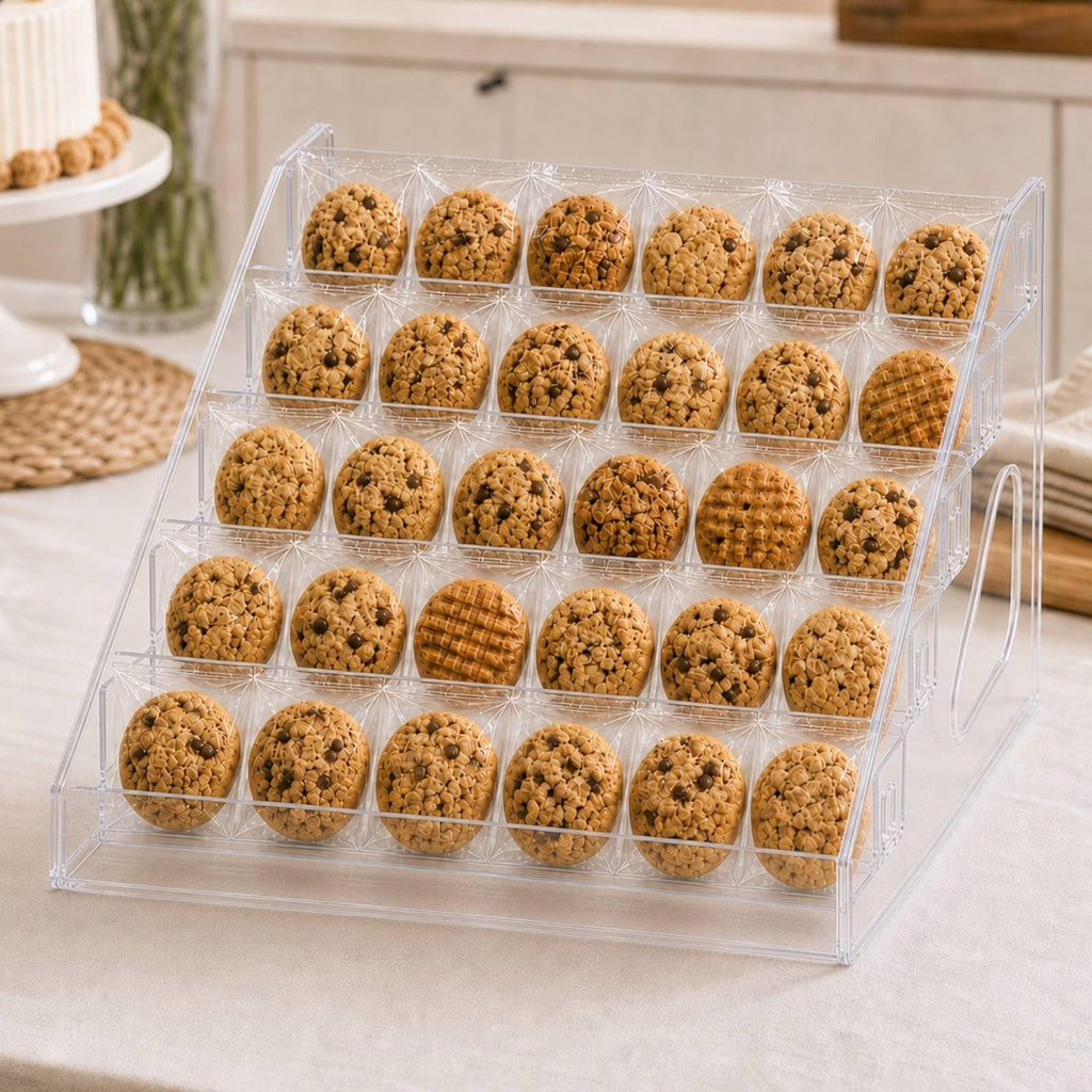 Acrylic Cookie Display Stand, 5 Tier Dessert Rack Holder