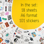 100Pcs Funny Veterinary Stickers and Laptop Decals, Vet Stickers, Veterinarian Decals, Funny Veterinary Gifts, Gifts for Women & Men White