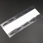 TecUnite 300 Pieces Self Adhesive Hanging Tabs, Clear Slot Hole Hang Tags