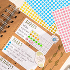 1/4" Round Color-Code Dot Sticker,Color Coding Circle Label (Multicolor) 16 Colors 0.25 X 0.25 inch