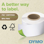 DYMO Authentic LW Extra-Small Multi-Purpose Labels DYMO Labels for LabelWriter Printers White 1/2" x 1" 1 Roll of 1000 1/2" x 1"