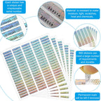 Marspark 1000 Pieces Tamper Proof Stickers Hologram Stickers Security Seal