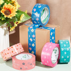 Epakh 5 Rolls Heart Printed Decorative Packing Tape, 1.77 Inch x 110 Yard
