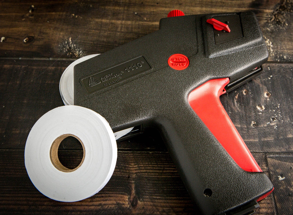 Monarch 1110 Price Gun with Labels Starter Kit: Includes Price Gun, 8,500 White Pricing Labels and Preloaded Inker