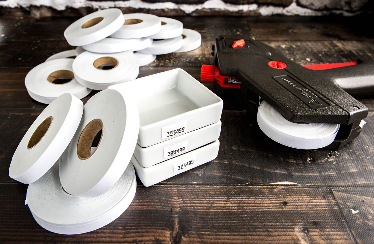 Monarch 1110 Price Gun with Labels Starter Kit: Includes Price Gun, 8,500 White Pricing Labels and Preloaded Inker