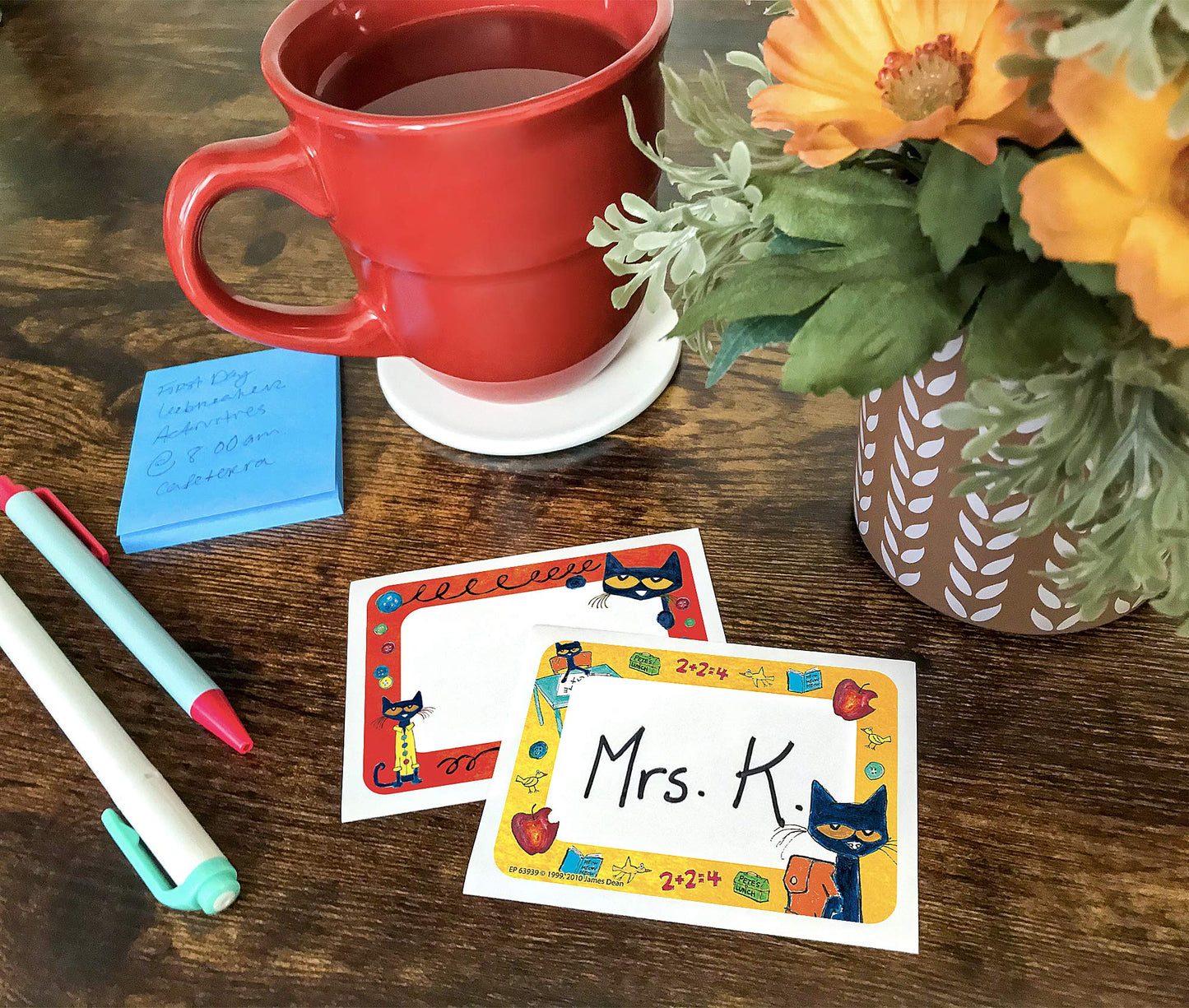 Edupress EP63939 Pete the Cat Name Tags/Labels