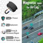 Waterproof Magnetic Holder for AirTag 1st & 2nd Gen, Moto Tag