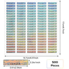 Marspark 1000 Pieces Tamper Proof Stickers Hologram Stickers Security Seal