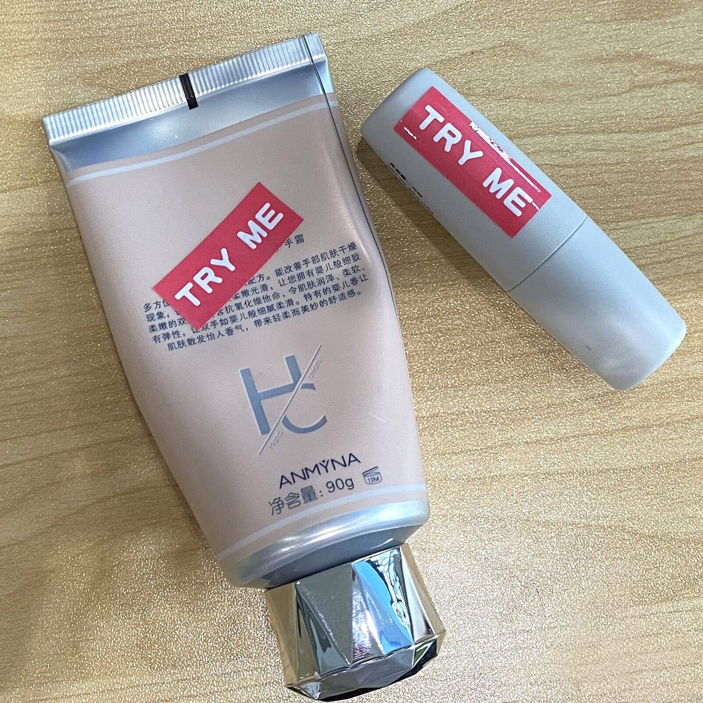 Top label Try Me Stickers,Tester Sample Label for Cosmetics,Pink Sample Stickers,1.25x0.5 Inch,500 Pcs Per Pack