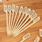 BambooMN Dairy Marker Bamboo Paddle Picks - 3.5" (8.9cm) - 300 Pieces 3.5" (8.9cm)