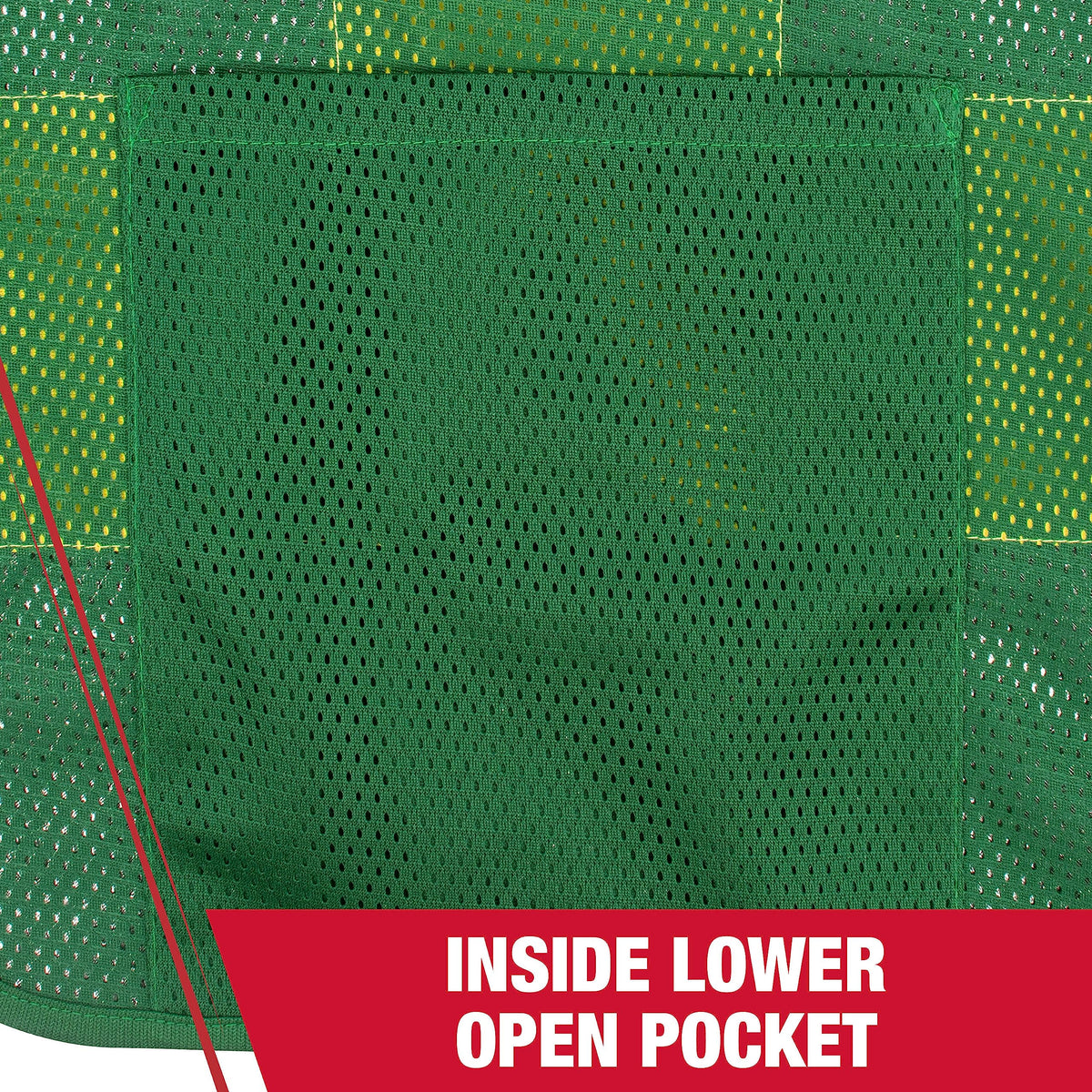 Radians SV22-1 Economy Type O Class 1 Safety Vest Size Small, Hunter Green Mesh with Contrasting Tape - 1 Each