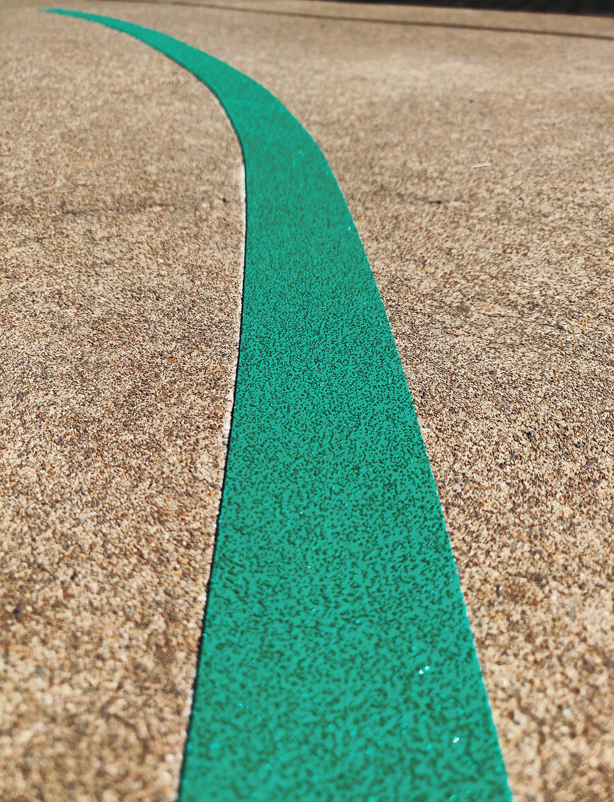 DuraMark Slip Resistant Sensory Path and Safety Outdoor Heavy Duty Rubber Base RPT-750 Green Reflective Pavement Marking Tape -(1" X 36" Pack of 6 Strips) 1" X 36"