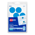 Avery® Print or Write Round Color-Coding Labels (AVE05496)