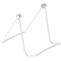 GIBSON HOLDERS 1A Adjustable White Wire Display Easel, 3.25" W x 3.75" D x 3.625" H, Pack of 2 2-Pack