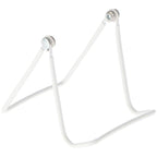 GIBSON HOLDERS 1A Adjustable White Wire Display Easel, 3.25" W x 3.75" D x 3.625" H, Pack of 2 2-Pack