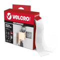 VELCRO Brand Heavy Duty Tape with Adhesive, White, 10 Ft x 2 in Roll 10ft x 2in 1