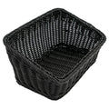 G.E.T. WB-1510-BK Black 9.25" x 13" Cascading Basket, Polypropylene