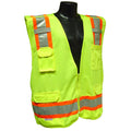 Radians SV46G3X Class 2 Breakaway Survey Safety Vests, Two Tone Green, 3 Extra Large