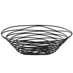 American Metalcraft FRUB18 Wire Birdnest Basket, Oval, Black
