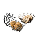 American Metalcraft FRUB12 Baskets, 8.125" Length x 8.125" Width, Black