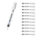 Markal Valve Action Liquid Paint Marker with 1/8" Bullet Tip, White (Pack of 12)