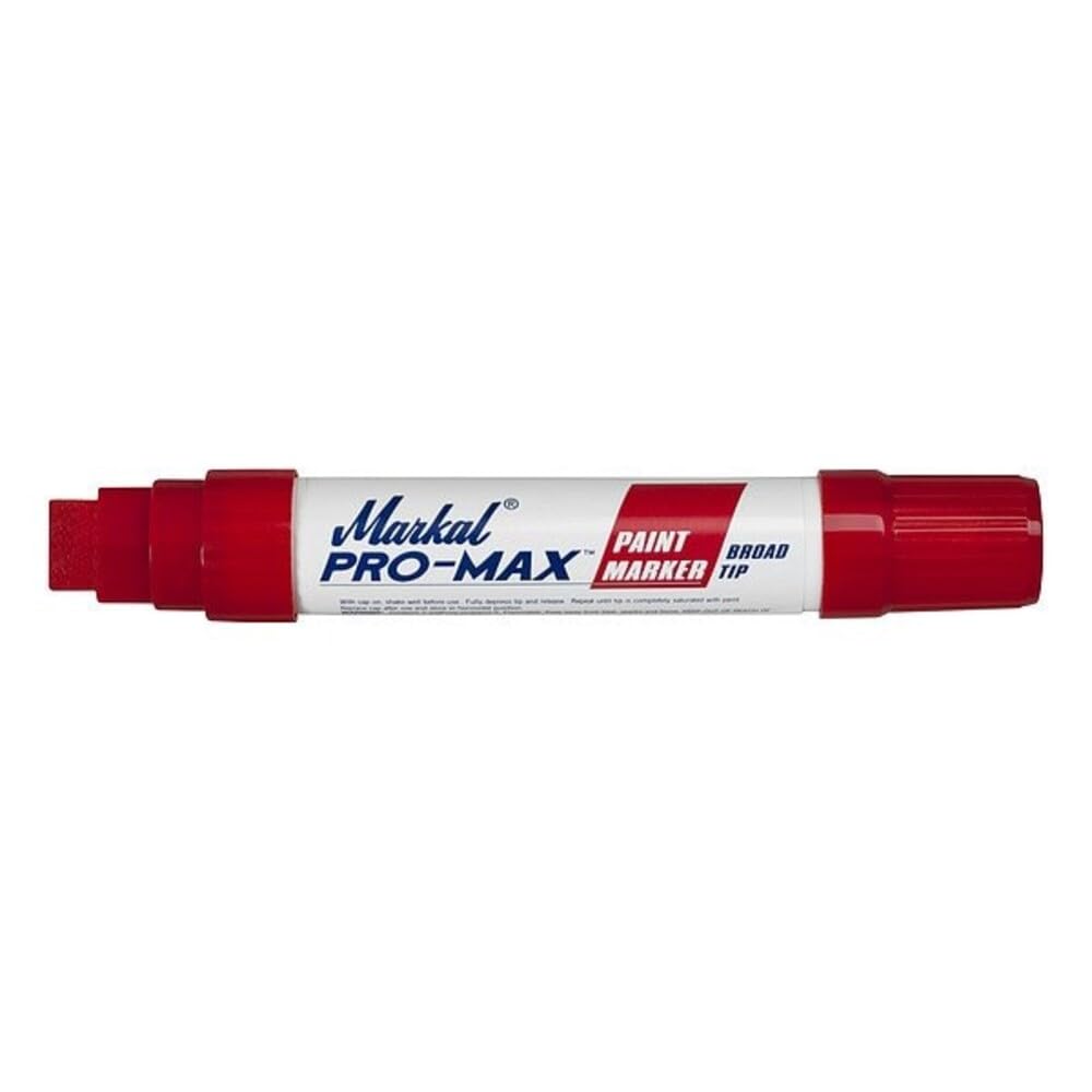 Markal 90902 Pro-Max Liquid Paint Marker with X-Large Tip, Red