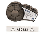 Brady Authentic (M21-500-595-WT) All-Weather Vinyl Label for Indoor/Outdoor ID, Lab and Equipment Labeling, Black on White- For M210, M210-LAB, M211, BMP21-PLUS and BMP21-LAB Printers, .5" W 21' L 0.5" W, 21' L