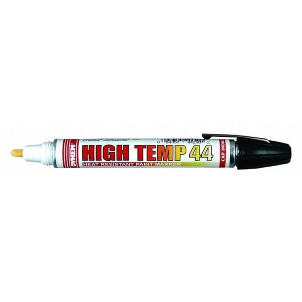 DYKEM Paint Marker,High Temp,Black,Medium Tip