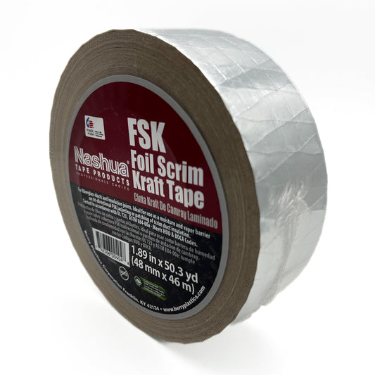 Nashua FSK Insulation Jacketing Tape, 2.83 Inches by 50.3 Yards, Aluminum 1