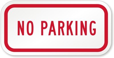 SmartSign Small No Parking Sign, Supplemental 6 x 12 Inches Sign, 3M Engineer Grade Reflective Aluminum, Easy to Mount, Laminated and Rust-Free, Made in USA 6" x 12"