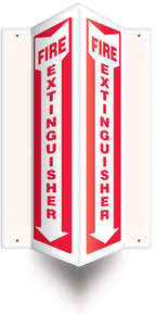 AccuformNMC Fire Extinguisher 3D Projection Sign 18"x4" (Pack of 1)