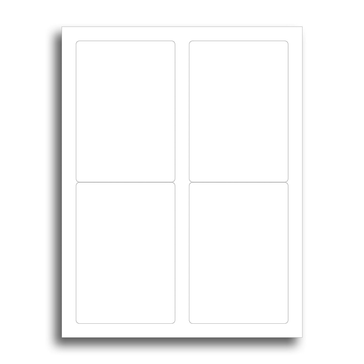White Shipping Labels 3.5" x 5" Mailing Product Stickers - 400 Labels