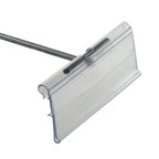 Azar 700841 1.25" x 3" Flip Scan Label Holder, 50 Pack