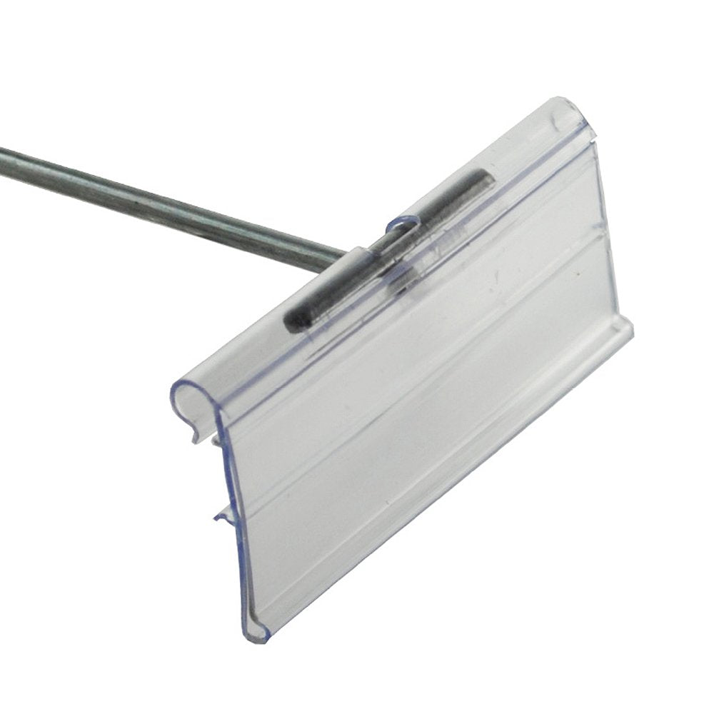 Azar 700841 1.25" x 3" Flip Scan Label Holder, 50 Pack