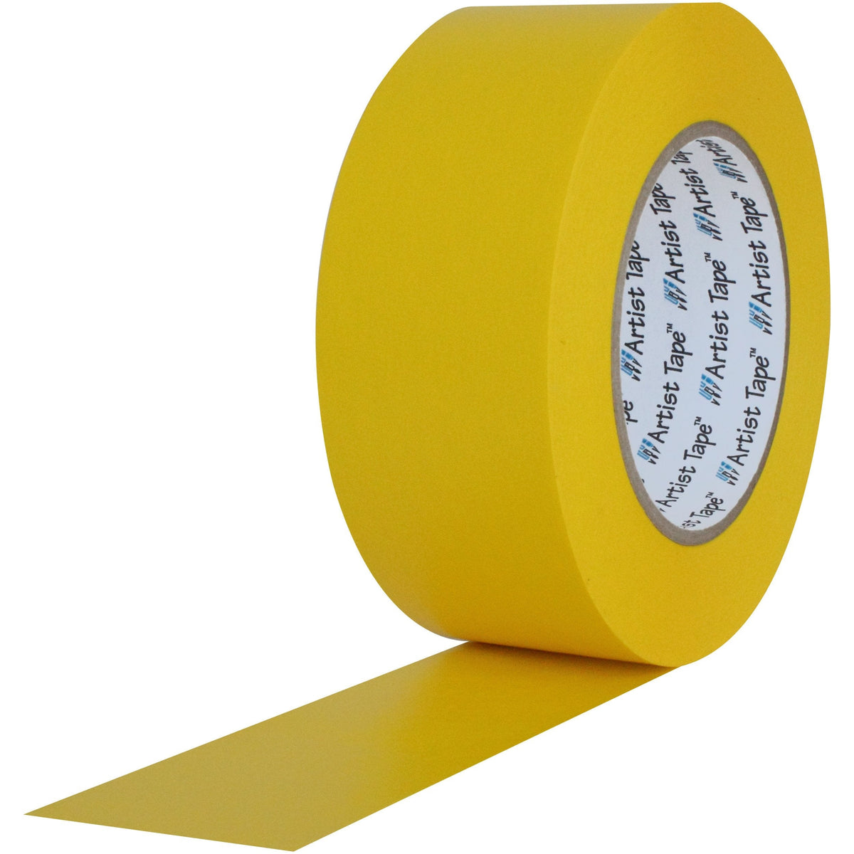 ProTapes Artist Tape Flatback Printable Paper Board or Console Tape, 60 yds Length x 1/2" Width, Yellow (Pack of 1) 1/2" (Pack of 1)